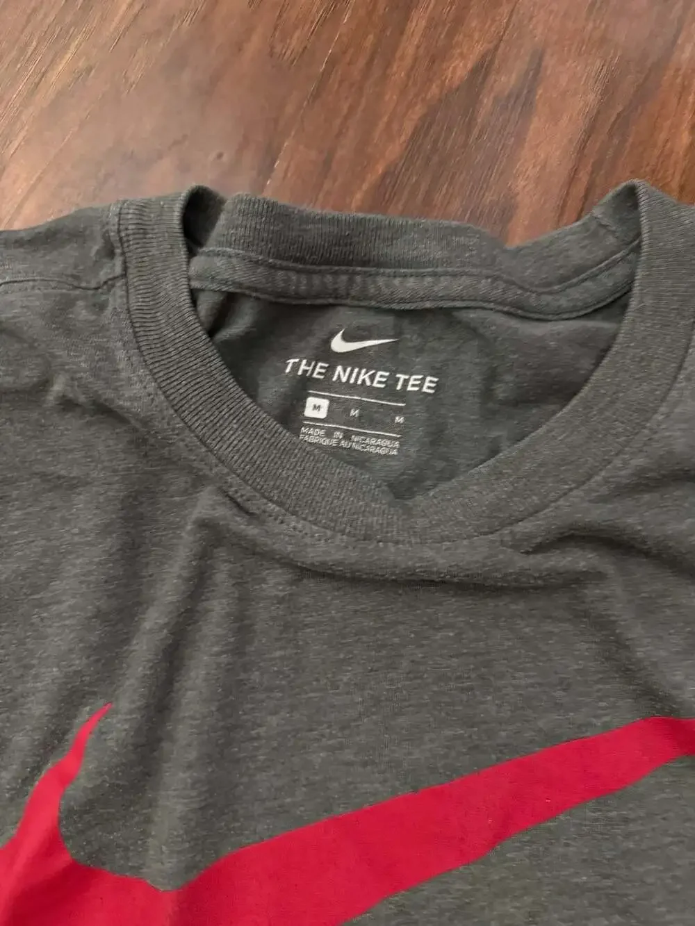 Nike Men's The Nike Tee Just Do It Graphic T-Shirt Dark Gray Medium